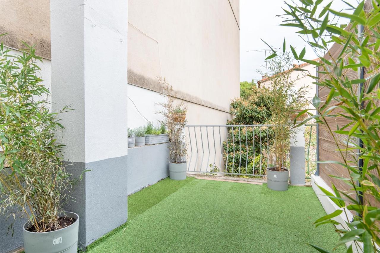 Studio Blancarde Terrasse Parking Clim Marsella Exterior foto
