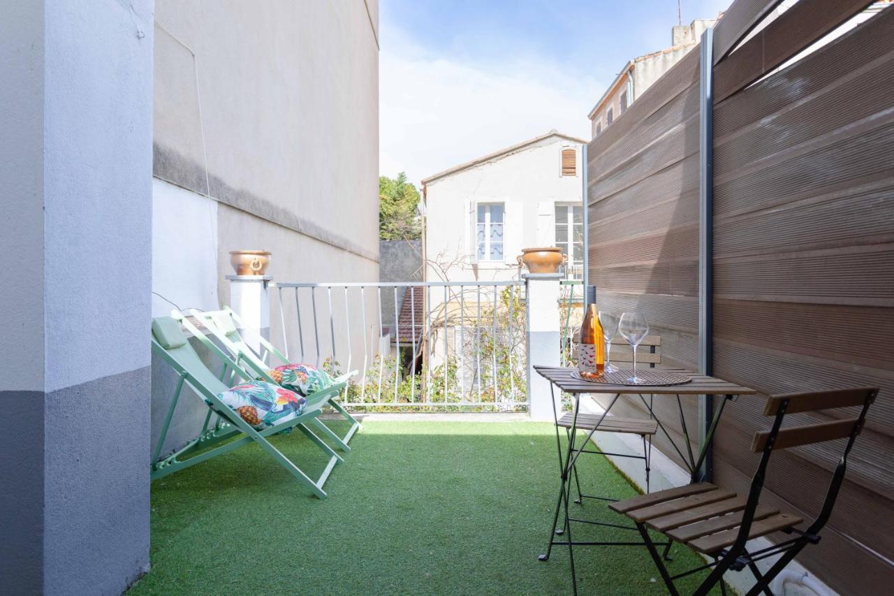 Studio Blancarde Terrasse Parking Clim Marsella Exterior foto